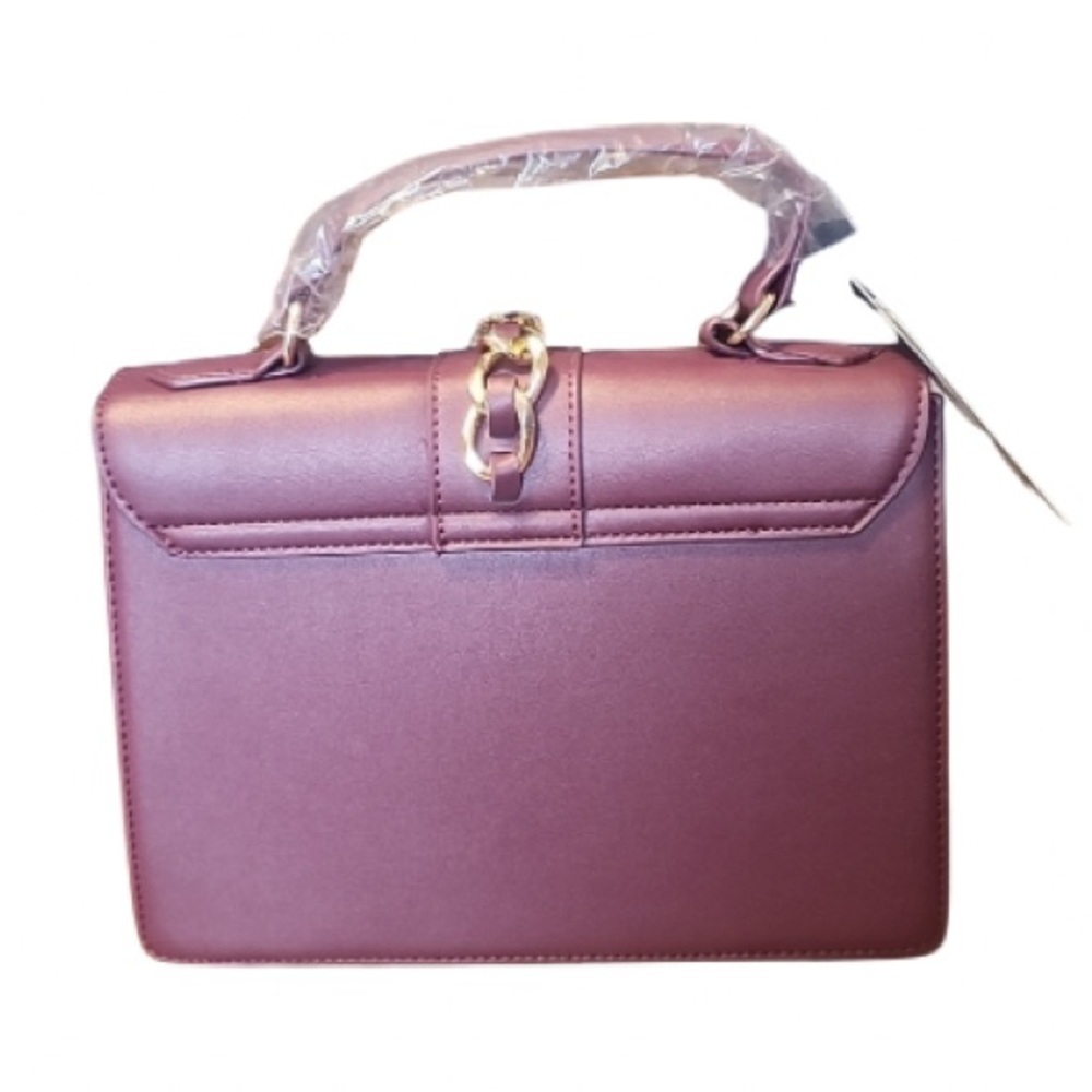 Badgley Mischka Purple Studded Women's Bag - Picture 3 of 5